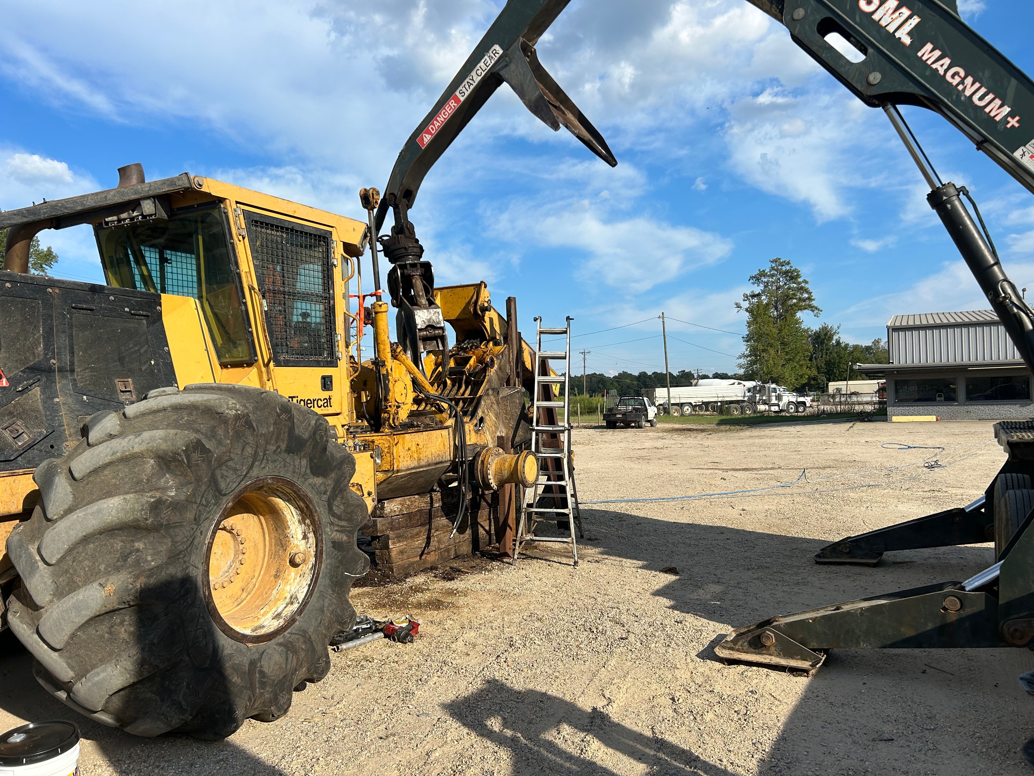 C&C Contractor heavy equipment and team ready for deployment